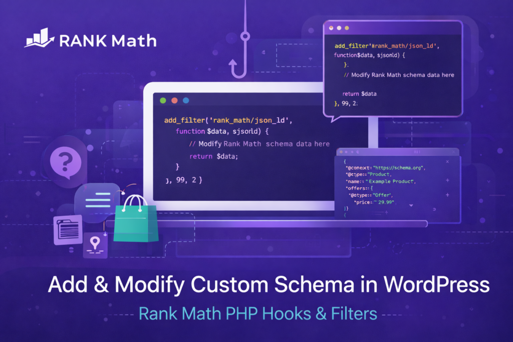 Customizing WordPress schema with Rank Math rank math schema customization