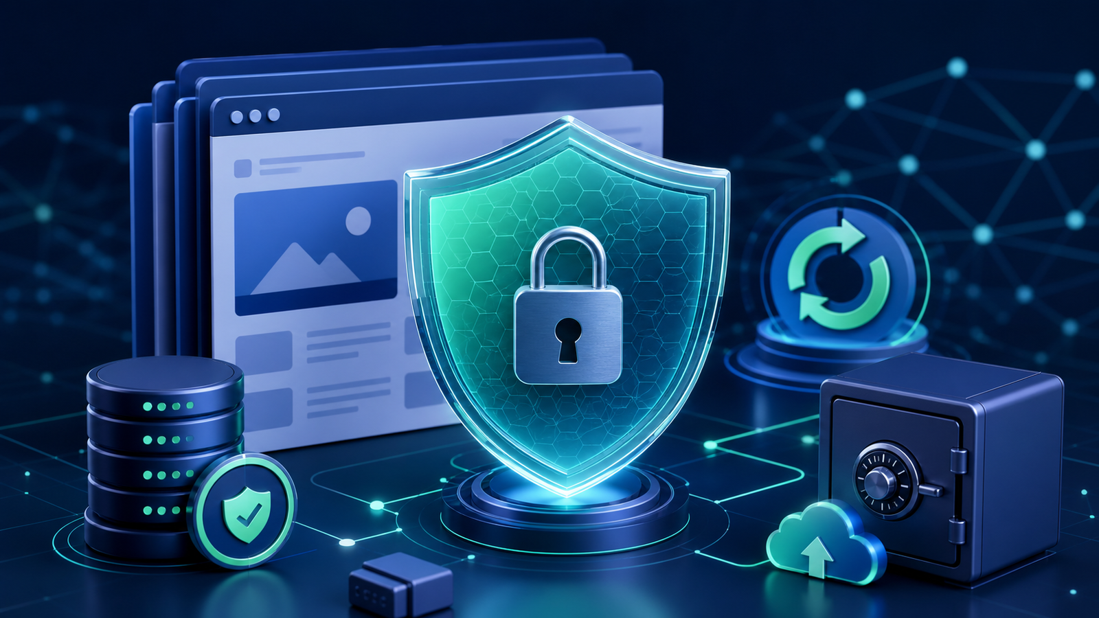 Website data moving safely between two servers through a synchronized migration path